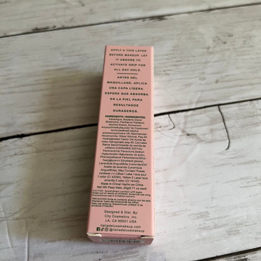 Italia deluxe face primer set poreless putty & gripping primer - Picture 3 of 12